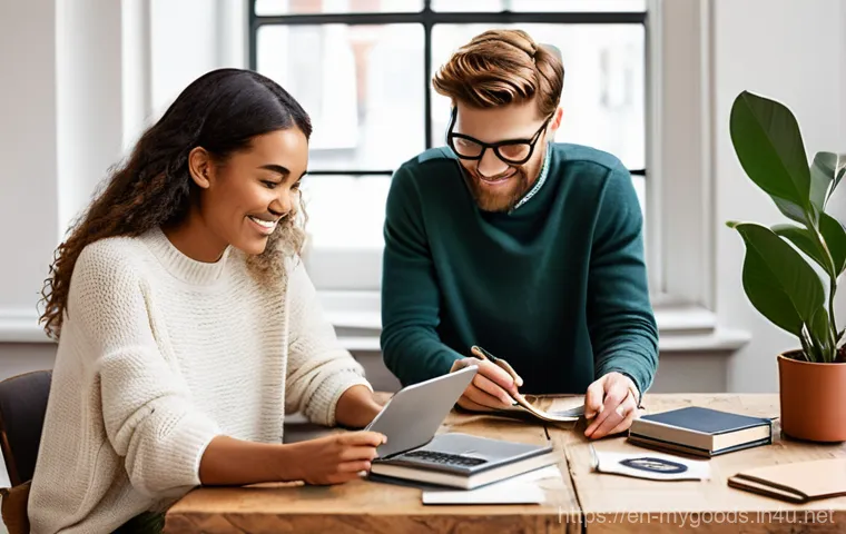 핸드메이드 굿즈 제작법 - **Prompt 2: Artisan's Showcase**
    "A skilled female ceramic artist, in her mid-thirties, stands p...