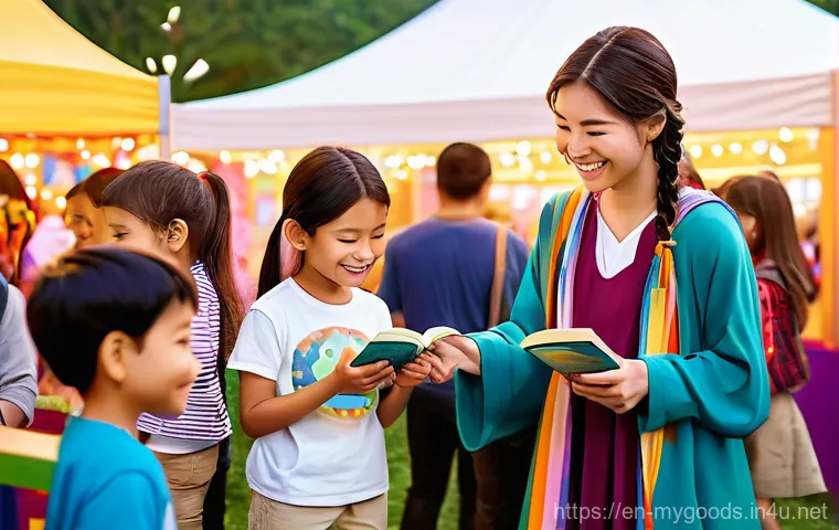 캐릭터 굿즈 제작 가이드 - **Prompt 2: Adventurous Character's Merchandise Showcase**
    "A heroic, female adventurer characte...