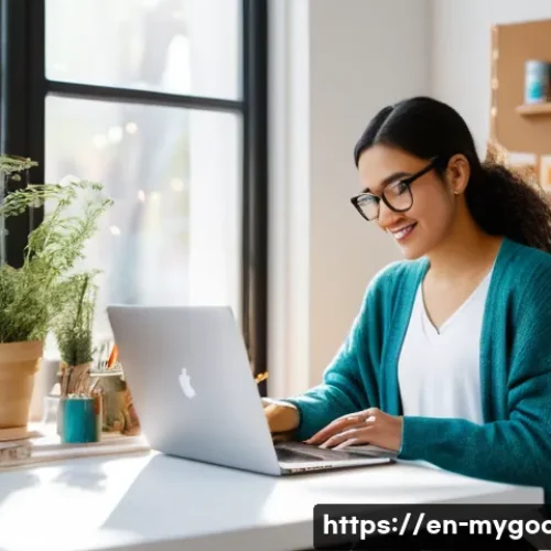 Home 11 굿즈 판매 가능한 마켓플레이스 - A vibrant artist’s workspace featuring a young creative woman surrounded by handmade merchandise lik...